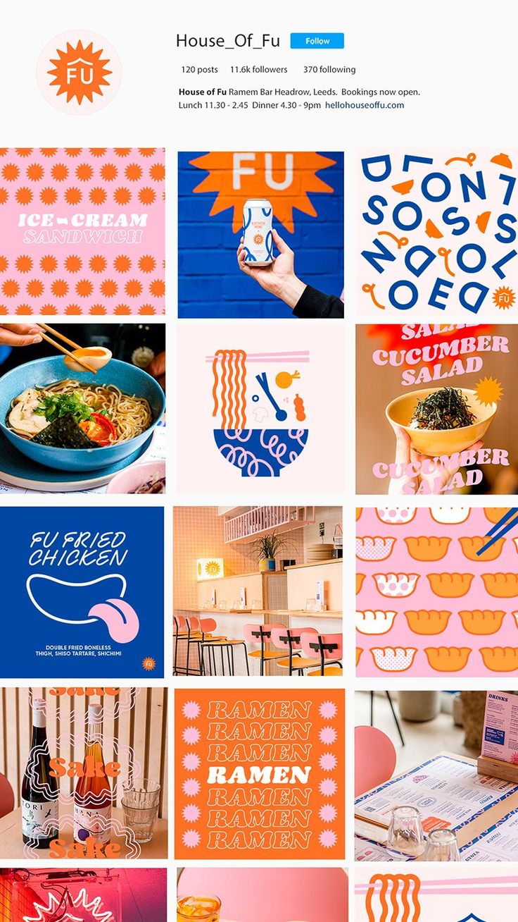 Ramen Bar Branding House of Fu - Turtle and Hare Leeds Design Studio